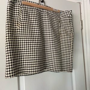 Black and white skirt